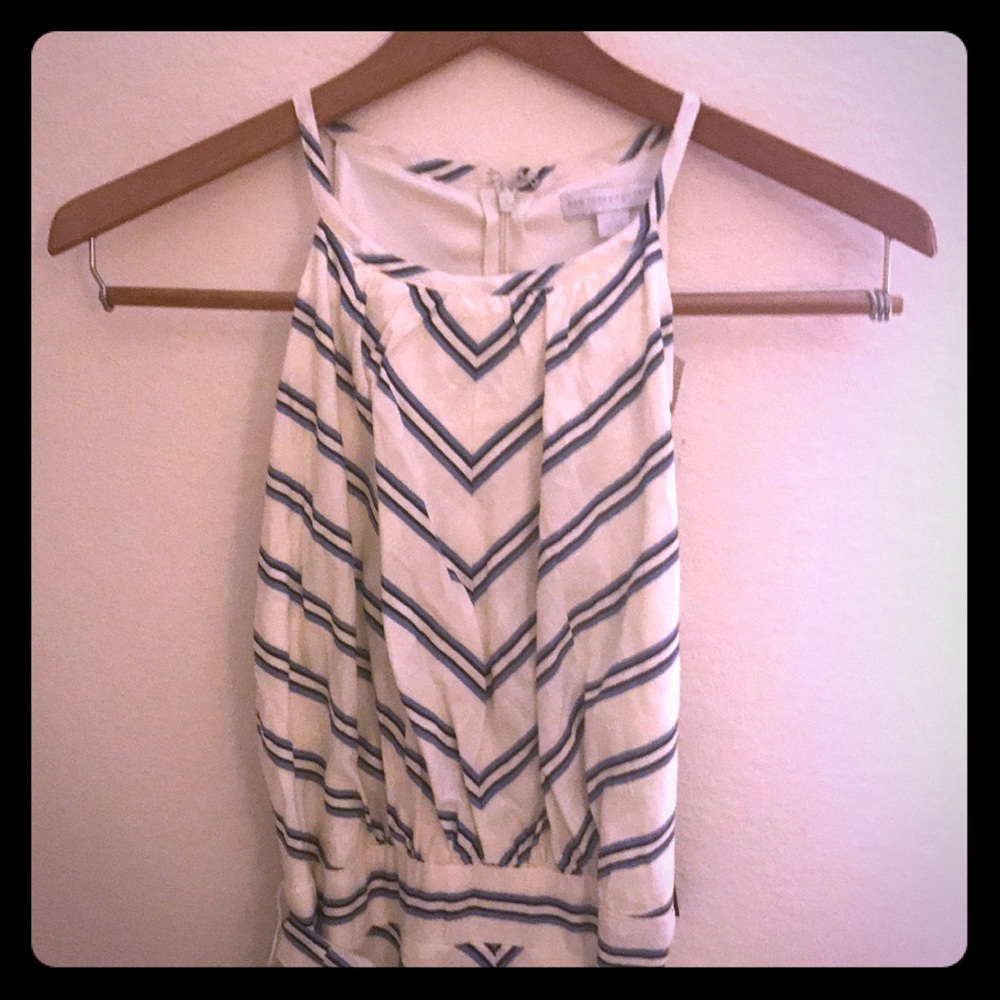 Blue/White Size 6 NYC Fit & Flare Dress